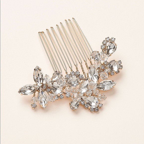 Dareth Colburn Bridal Rhinestone Hair comb Hairpiece